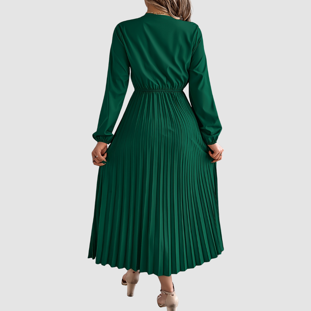 ROSALIND QUINN™ - LACE V-NECK A-LINE DRESS