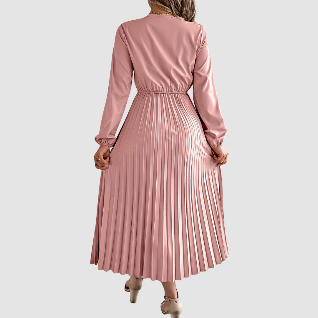 ROSALIND QUINN™ - LACE V-NECK A-LINE DRESS