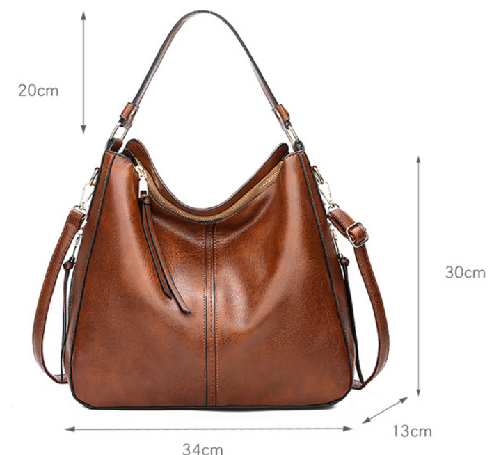 CORALIE | LEATHER SHOULDER BAG