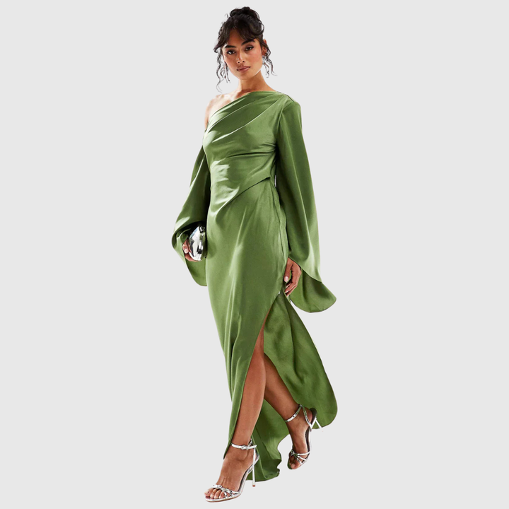 ROSALINE | SATIN FLOW MAXI DRESS