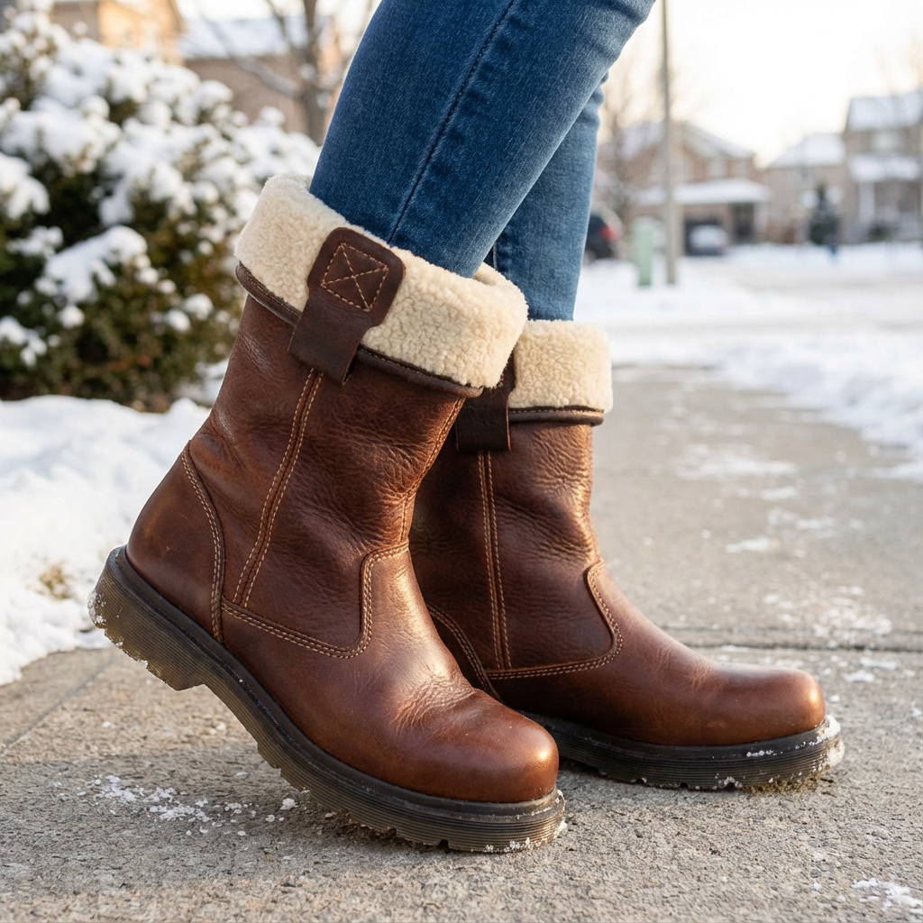 Eliza™ - Warm Leather Winter Boot