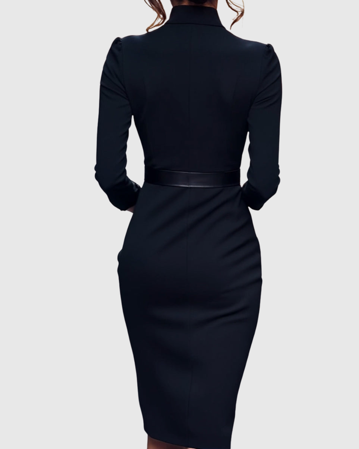 CLARIBEL™ - REFINED MIDI DRESS