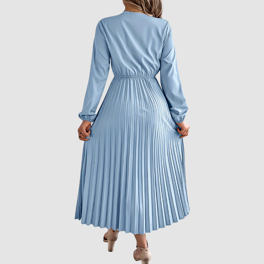 ROSALIND QUINN™ - LACE V-NECK A-LINE DRESS