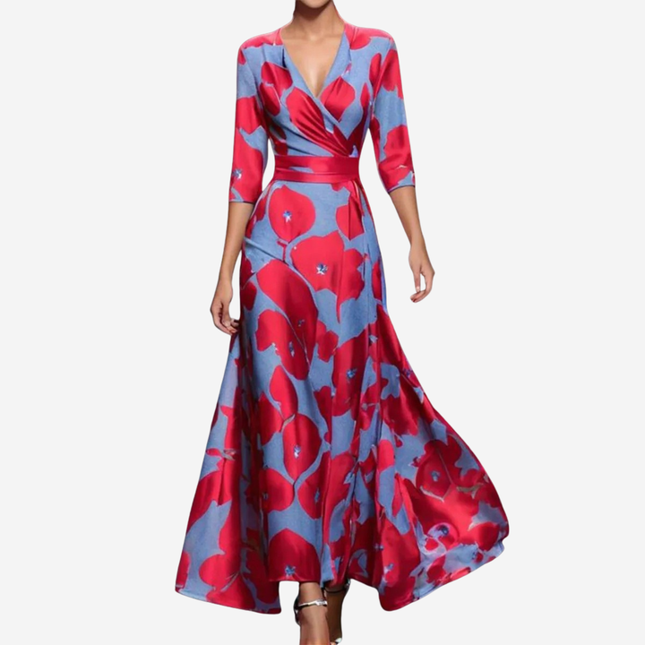 VIVIAN™ - STYLISH ELEGANT PRINT DRESS