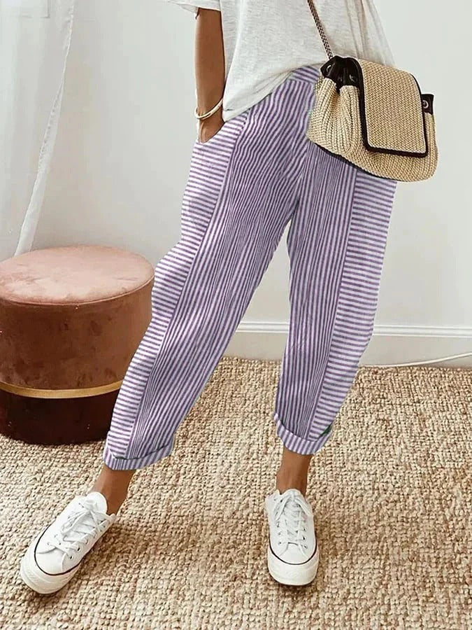 Cosette | Striped Trousers